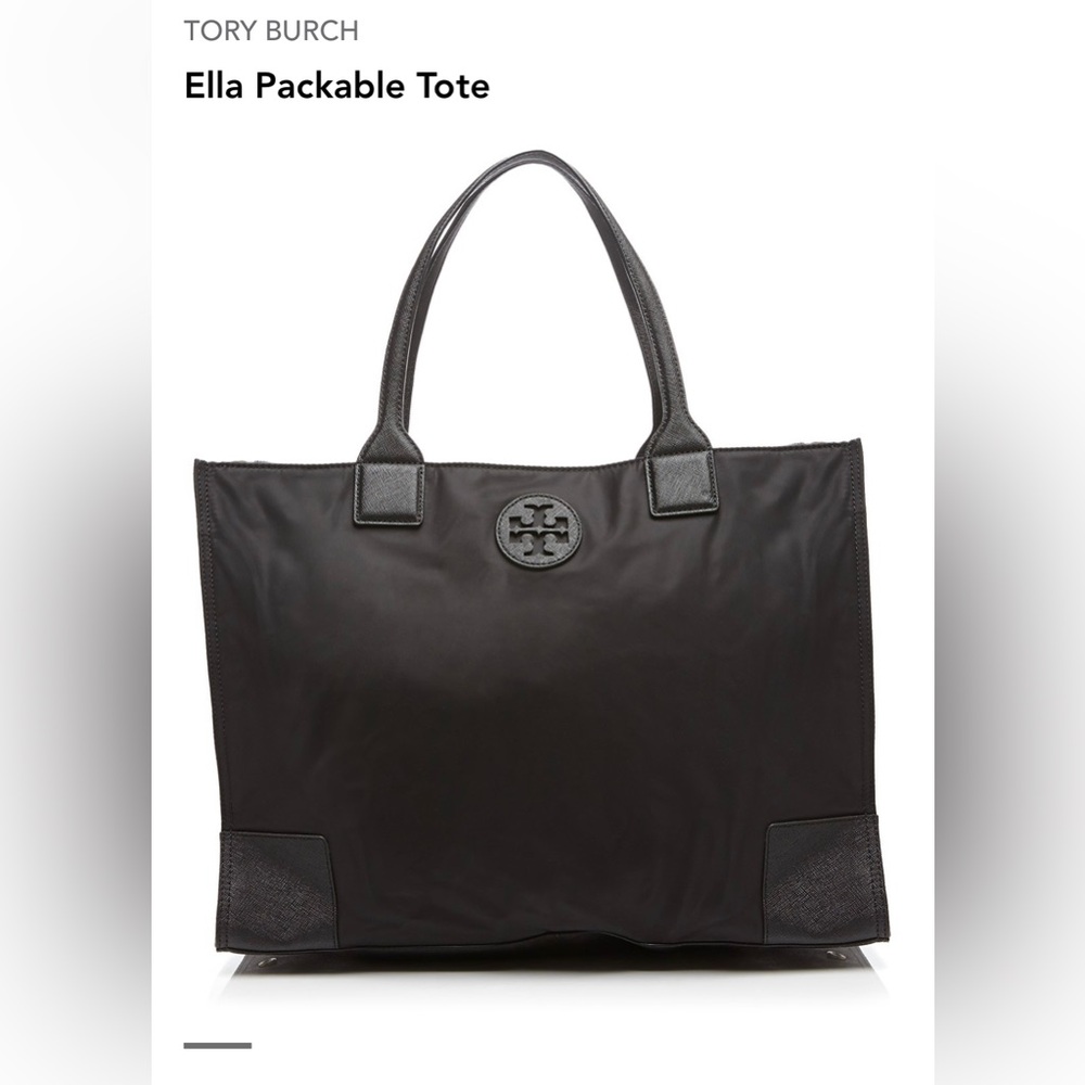 Tory Burch Ella Packable Tote Black